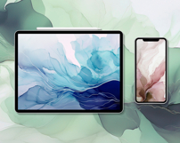 neutral watercolor backgrounds and abstract fluid art designs are digital downloads for instant creative use