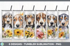 Bundle of six Wild Flowers English Coonhounds Tumbler designs.