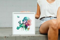 Watercolour Europe map clipart, home and gift decor digital Product Image 7