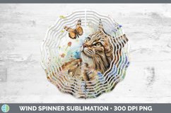GorgeousWatercolor Wind Spinner design.