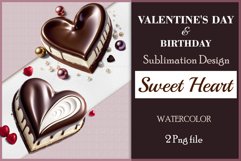 Enhance your project with this exquisite clipart of a heart with cream and chocolate. Perfect addition to greeting cards, banners, and advertising materials!