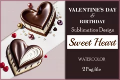 Enhance your project with this exquisite clipart of a heart with cream and chocolate. Perfect addition to greeting cards, banners, and advertising materials!
