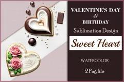 Enhance your project with this exquisite clipart of a heart with cream and chocolate. Perfect addition to greeting cards, banners, and advertising materials!