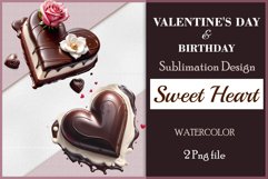 Enhance your project with this exquisite clipart of a heart with cream and chocolate. Perfect addition to greeting cards, banners, and advertising materials!