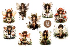 Watercolor Fairies. Fantasy PNG Clipart. Product Image 4