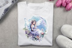 Watercolor fairy clipart Sublimation PNG Product Image 3