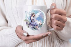 Watercolor fairy clipart Sublimation PNG Product Image 2