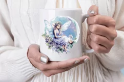 Watercolor fairy clipart Sublimation PNG Product Image 2