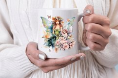 Watercolor fairy clipart Sublimation PNG Product Image 2