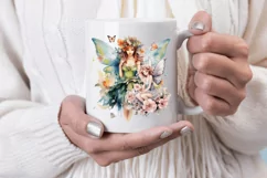 Watercolor fairy clipart Sublimation PNG Product Image 2