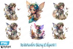 Watercolor Fairy Clipart PNG elements Product Image 1