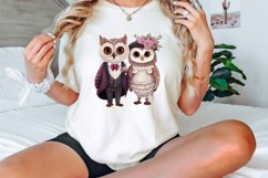 Watercolor Fairytale Owl Clipart Bundle Product Image 3