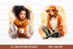 autumn girl sublimation