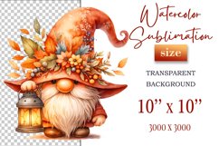 Explore our cozy watercolor clipart featuring a fall gnome and festive pumpkin. Perfect for Thanksgiving crafts, invitations, scrapbooking, and creative autumn projects.
