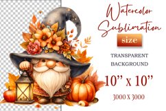 Explore our cozy watercolor clipart featuring a fall gnome and festive pumpkin. Perfect for Thanksgiving crafts, invitations, scrapbooking, and creative autumn projects.