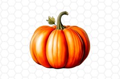 Watercolor Fall Pumpkin Cliparts