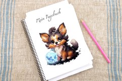 Watercolor Fantasy Dog Clipart Bundle Product Image 4