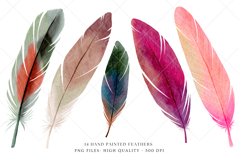 Watercolor Feather Clipart | Feather Png Files