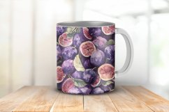 Watercolor figs fruit Digital Paper Bundle Product Image 3