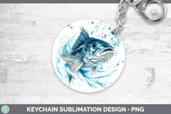 GorgeousWatercolor Keychain design.