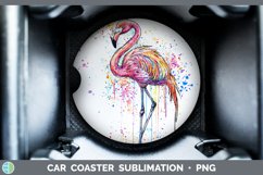GorgeousWatercolor Car Coaster design.