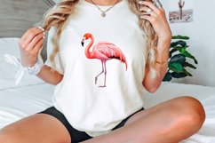 Watercolor Flamingo Clipart Bundle Product Image 3