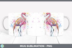 GorgeousWatercolor Mug Wrap design.