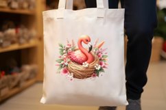 watercolor flamingo sublimation clipart Product Image 5