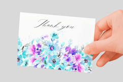 Watercolor Floral Border PNG Product Image 3