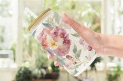 Glass Can Wraps Watercolor floral Product Image 2