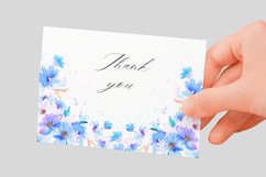 Watercolor Floral Border PNG Product Image 2
