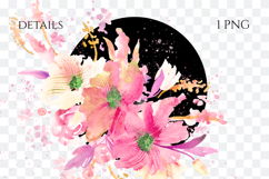 Watercolor Floral Arrangement PNG Product Image 2
