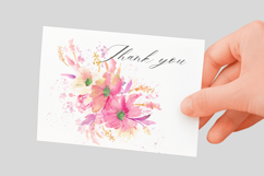 Watercolor Floral Arrangement PNG Product Image 3
