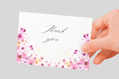 Watercolor Floral Border PNG Product Image 3