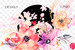 Watercolor Floral Arrangement PNG Product Image 2