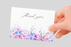 Watercolor Floral Border PNG Product Image 3