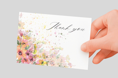 Watercolor Floral Corner PNG Product Image 3