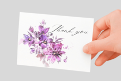 Watercolor Floral Arrangement PNG Product Image 3