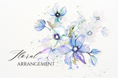 Watercolor Floral Arrangement PNG Product Image 1