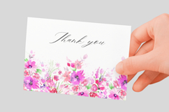 Watercolor Floral Border PNG Product Image 3