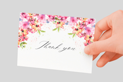 Watercolor Floral Border PNG Product Image 3