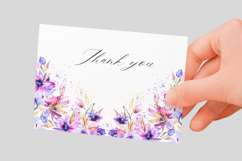 Watercolor Floral Border PNG Product Image 3