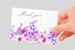 Watercolor Floral Border PNG Product Image 3
