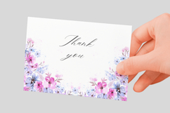Watercolor Floral Border PNG Product Image 3
