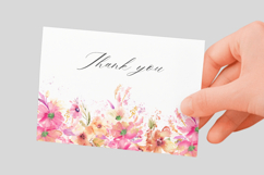 Watercolor Floral Border PNG Product Image 3