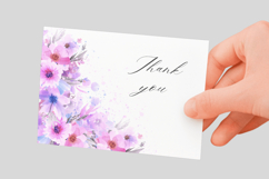 Watercolor Floral Corner PNG Product Image 2