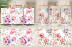Glass Can Wraps Watercolor floral Product Image 4