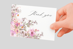 Watercolor Floral Corner PNG Product Image 3