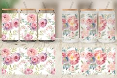 Glass Can Wraps Watercolor floral Product Image 5