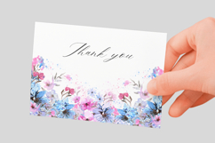 Watercolor Floral Border PNG Product Image 3